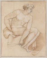 N+ 013
<br/>
Mannelijk naakt op sokkel
<br/>
<em>Anoniem It (16de eeuw)</em>